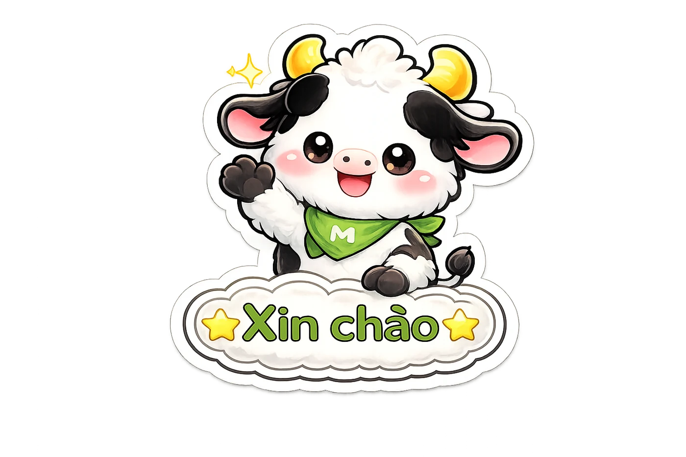 Mochu vẫy chào